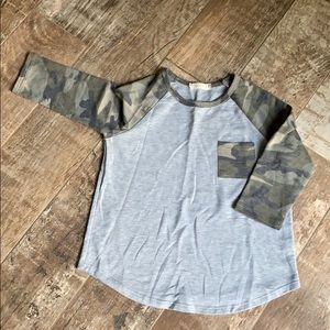Camo sleeves and camo shorts